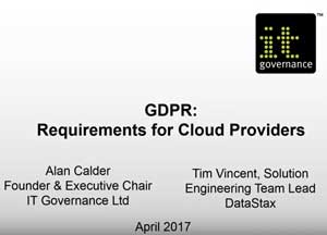 Free GDPR webinar download: GDPR compliance requirements for Cloud-based applications
